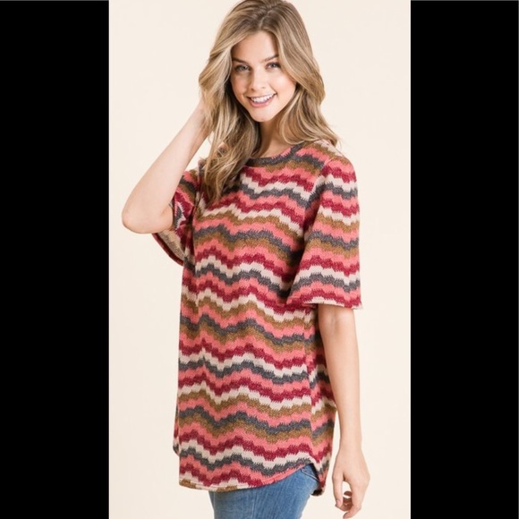 1 large left🇺🇸mauve chevron top - Picture 4 of 5